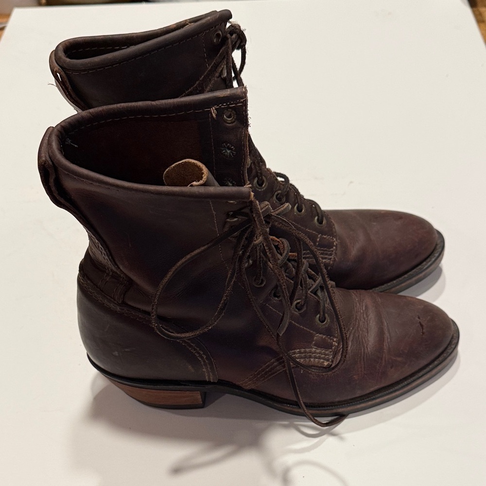 Durango Dark Brown Lace-Up Boots - Picture 3 of 7
